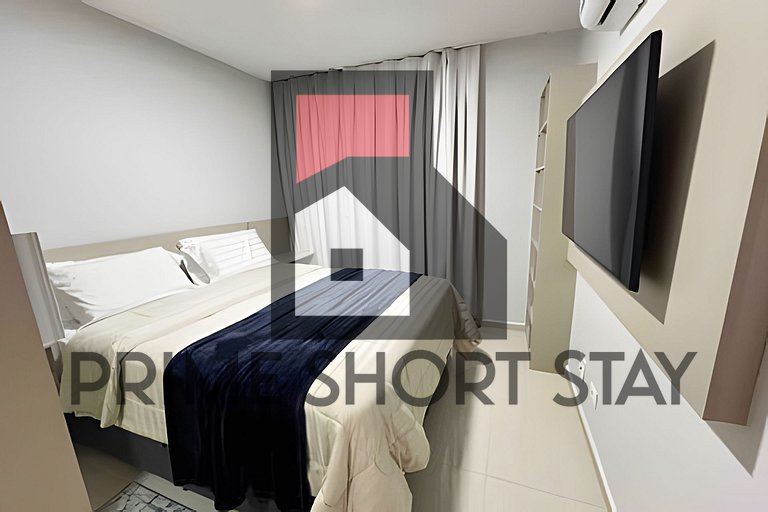 Apê Climatizado / Silencioso/ Bela Vista